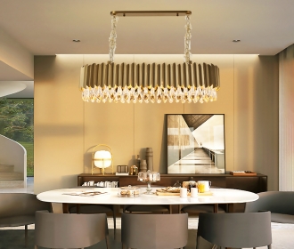 后现代水晶吊灯轻奢创意北欧个性简约客厅卧室餐厅高档不锈钢吊灯