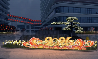 2026两江人民医院迎春灯饰设计